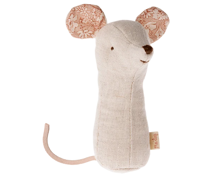 Lullaby Friends Mouse Rattle - Natural