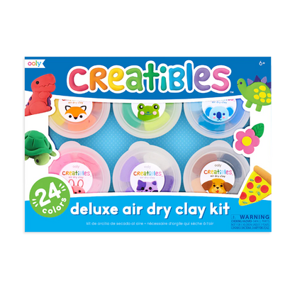 Ooly Creatibles D.I.Y. Air-Dry Clays Kit (Set of 24 Colors) - Little Pickles Toy Store