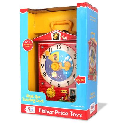 Fisher-Price Music Box Teaching Clock - Little Pickles Toy Store