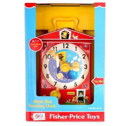 Fisher-Price Music Box Teaching Clock - Little Pickles Toy Store