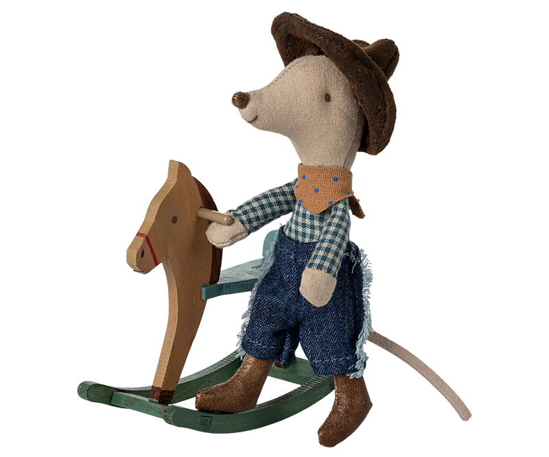 Cowboy Mouse on a Rocking Horse, Little Brother