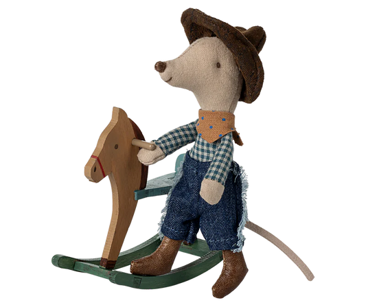 Cowboy Mouse on a Rocking Horse, Little Brother