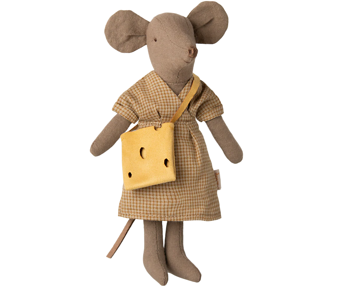 Maileg Mum Mouse, Light Brown