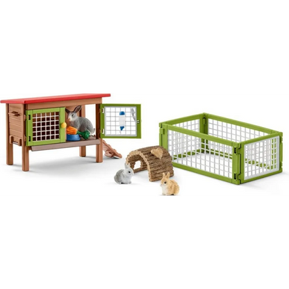 Schleich Farm World Rabbit Hutch - Little Pickles Toy Store