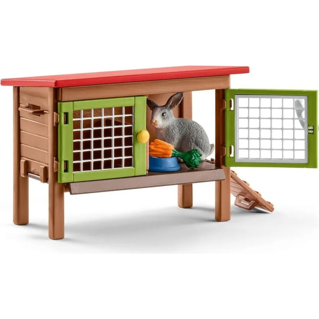 Schleich Farm World Rabbit Hutch