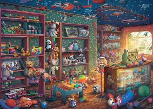 Tattered Toy Store 1000-Piece Puzzle