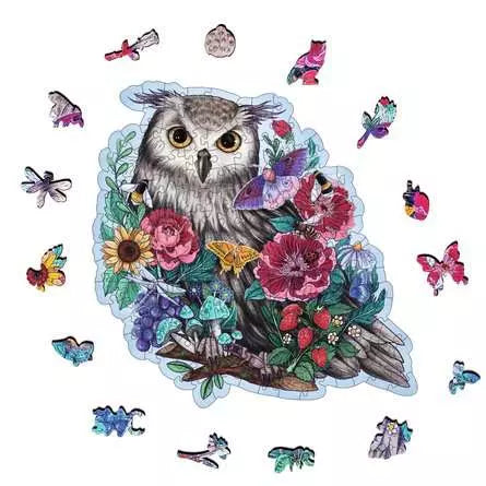 Mysterious Owl 150-Piece Wooden Puzzle