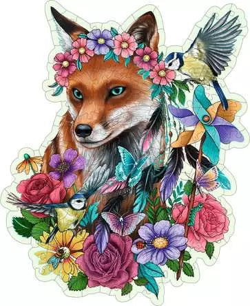 Colorful Fox 150-Piece Wooden Puzzle