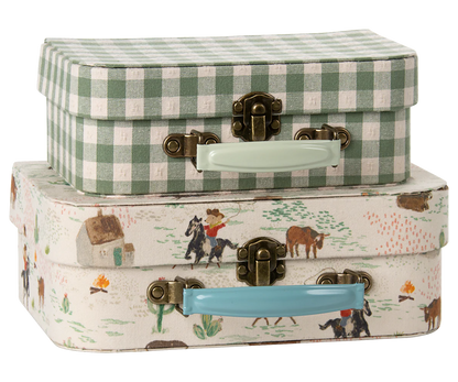 Suitcase Set, 2 Piece - Cowboy