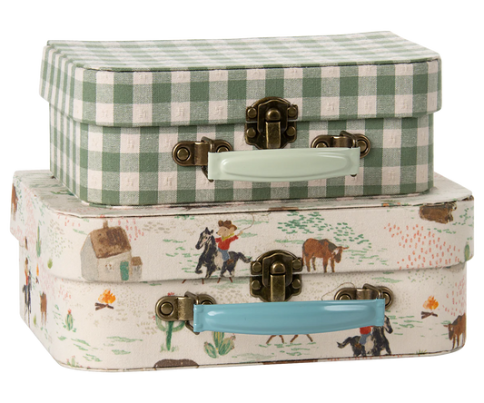 Suitcase Set, 2 Piece - Cowboy