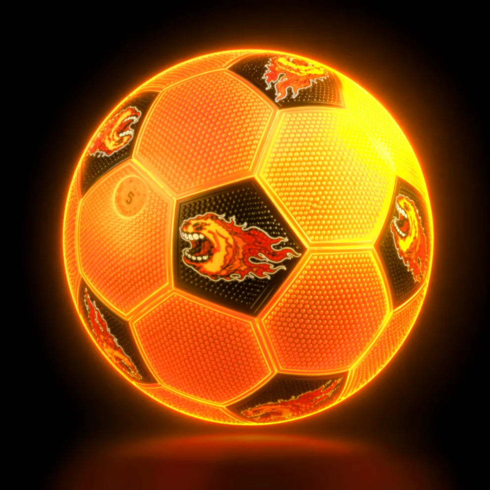 RealFeel Soccerbomb, Size 5 - Orange and Black