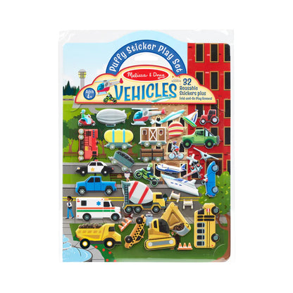 Puffy Sticker Play Set- Vehicles