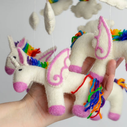 Mobile - Rainbow Unicorn - Little Pickles Toy Store
