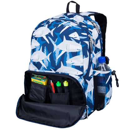 Sharks 17 Inch Backpack - Little Pickles Toy Store