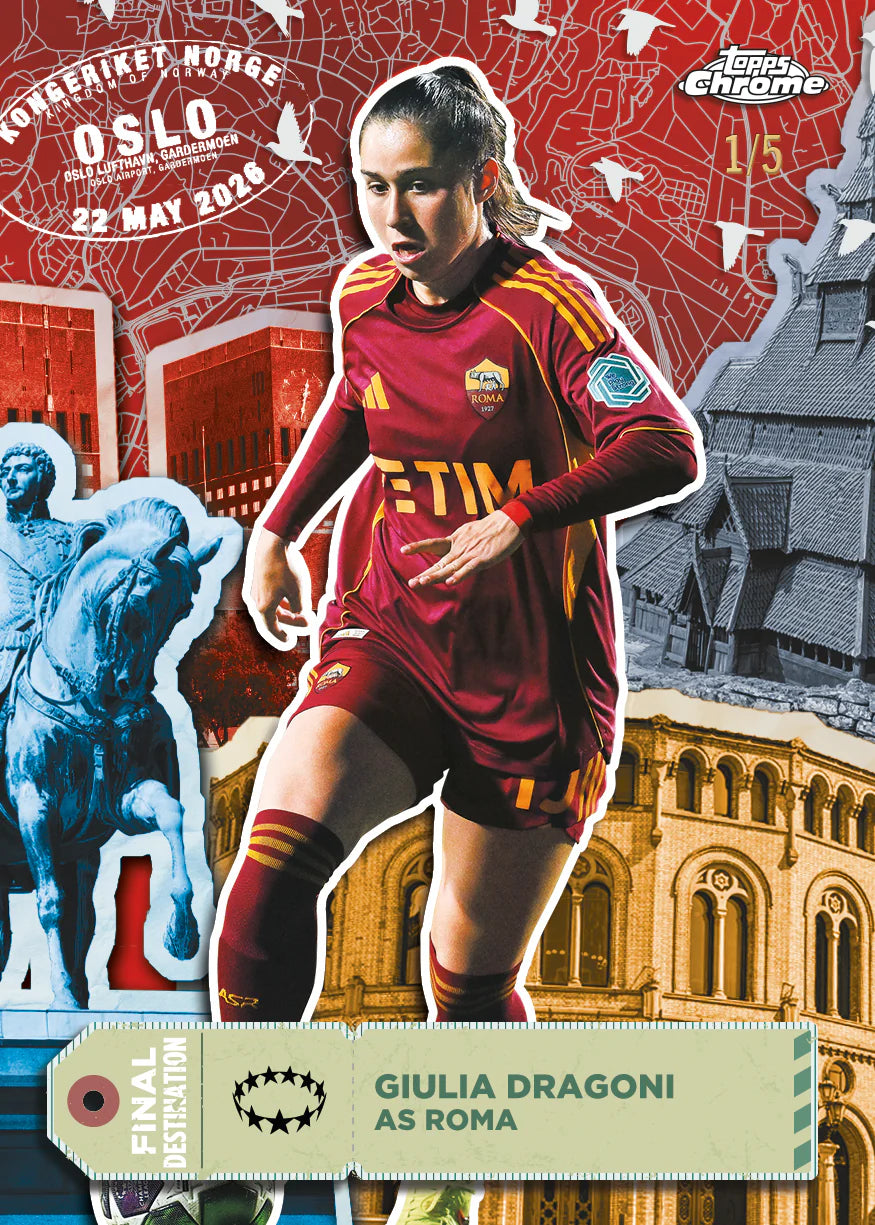 UEFA Women's Champions League Soccer Cards