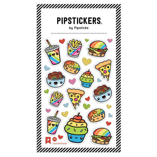 Pipstickers Puffy Multicolor Munchies Stickers