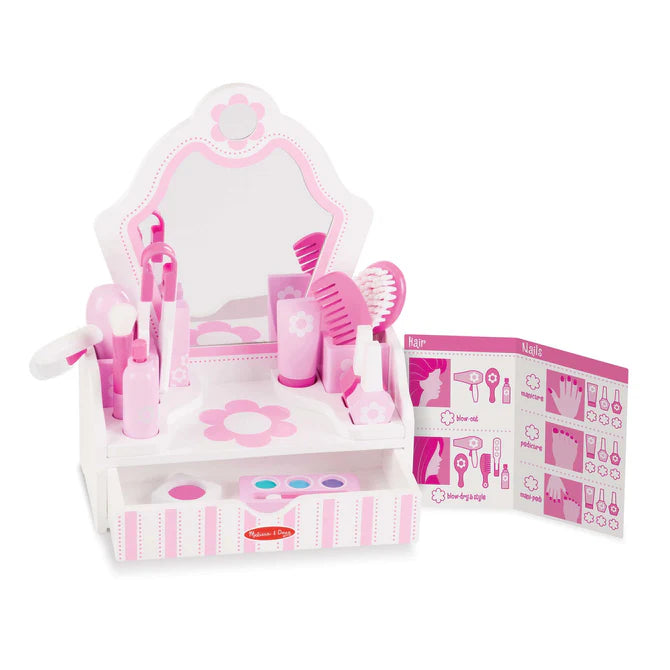 Wooden Bueaty Salon Play Set