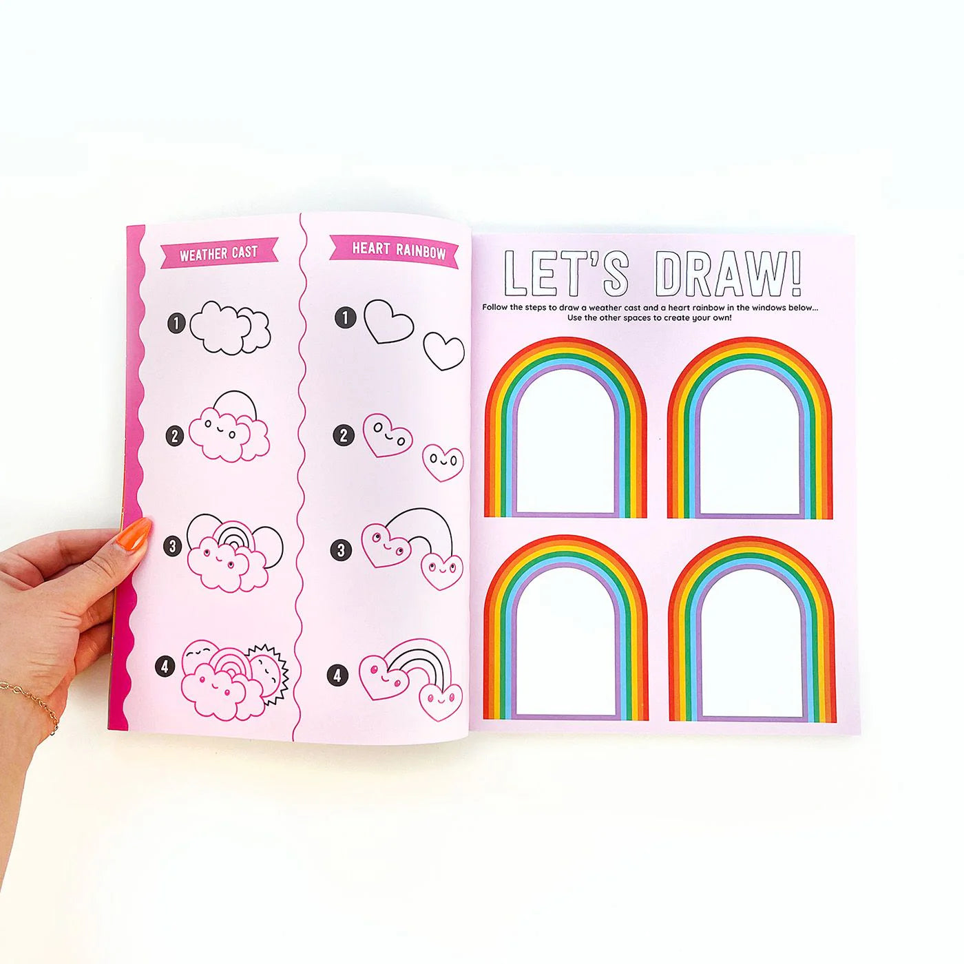 Pipsticks Draw-Along Rainbow Sticker Book