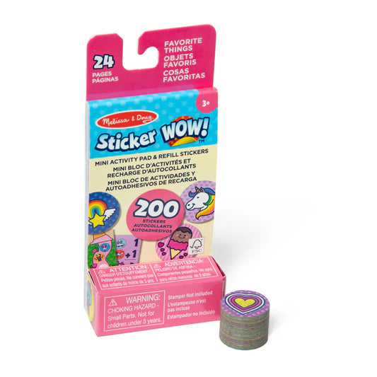 Sticker WOW! Mini Activity Pad & Refill Stickers - Favorite Things