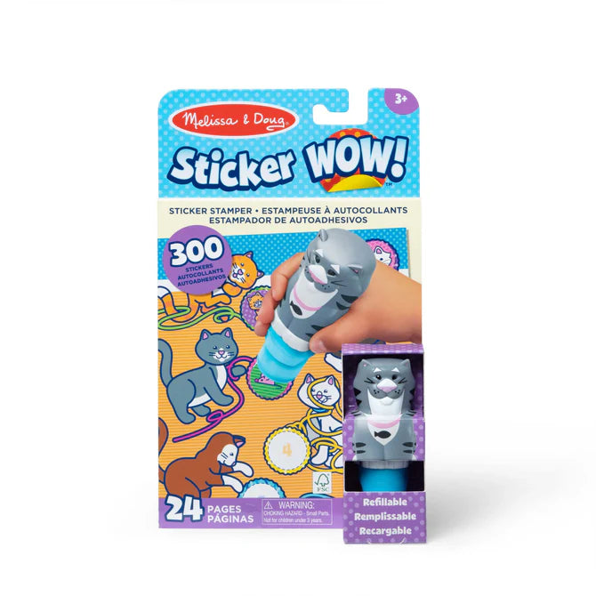 Sticker WOW! Activity Pad & Sticker Stamper Set - Cat