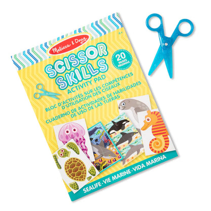 Scissor Skills Activity Pad - Sea Life