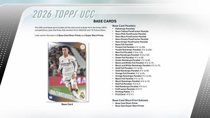 2025/26 Soccer Season Trading Cards