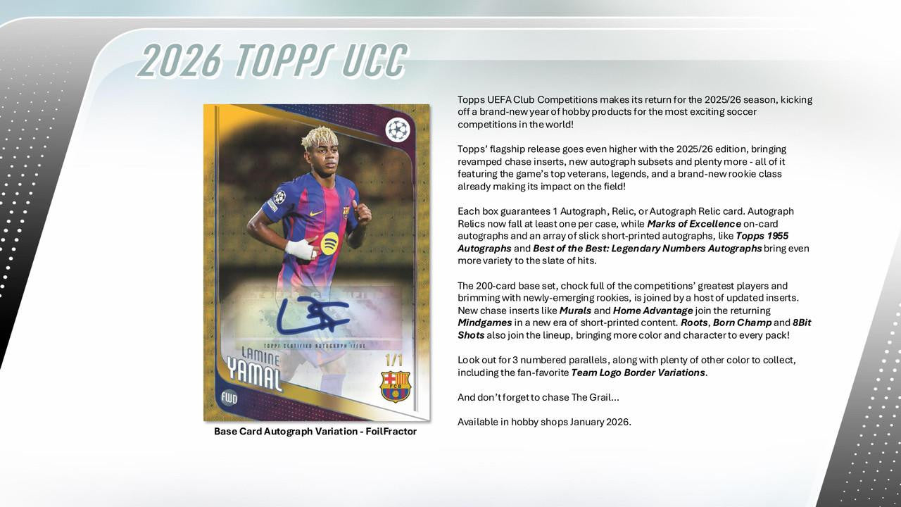2025/26 Soccer Season Trading Cards