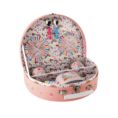 Rainbow Fairy Tin Tea Set - 10 piece