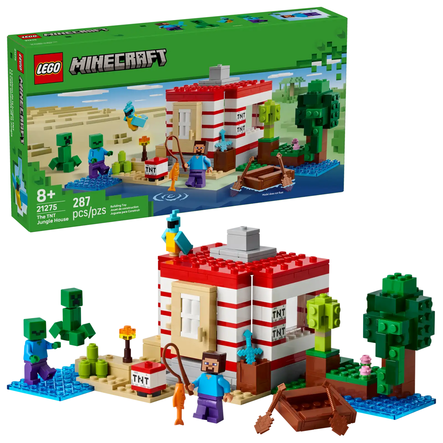 LEGO Minecraft TNT Jungle House #21275
