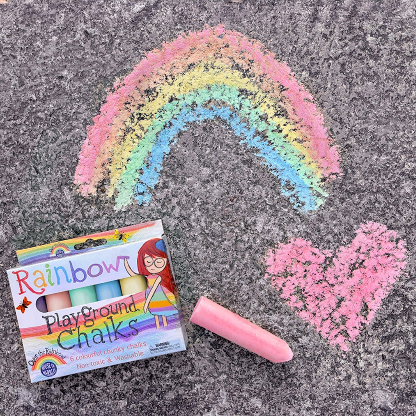 Rainbow Playground Chalks