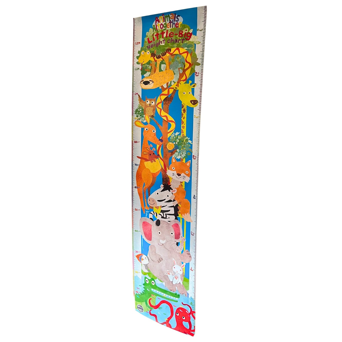 Animals All together  Height Chart