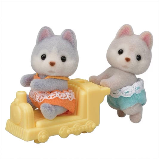 Calico Critters Husky Twins