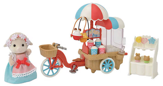 Calico Critters Popcorn Delivery Trike