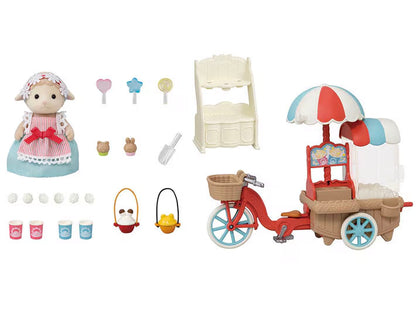 Calico Critters Popcorn Delivery Trike - Little Pickles Toy Store