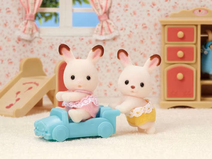 Calico Critters Chocolate Rabbit Twins