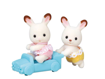 Calico Critters Chocolate Rabbit Twins - Little Pickles Toy Store