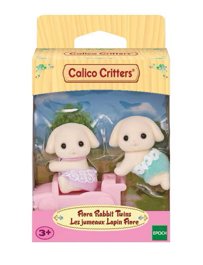 Calico Critters Flora Rabbit Twins - Little Pickles Toy Store