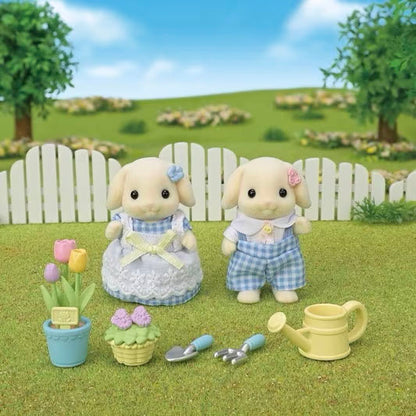 Calico Critters Blossom Gardening Set - Flora Rabbit Sister & Brother - Little Pickles Toy Store