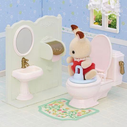 Calico Critters Toilet Set