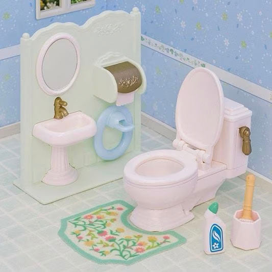 Calico Critters Toilet Set