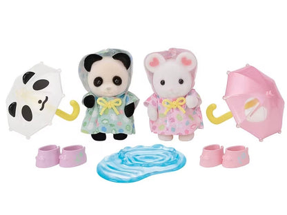 Calico Critters Nursery Friends Rainy Day Duo - Little Pickles Toy Store