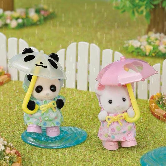 Calico Critters Nursery Friends Rainy Day Duo