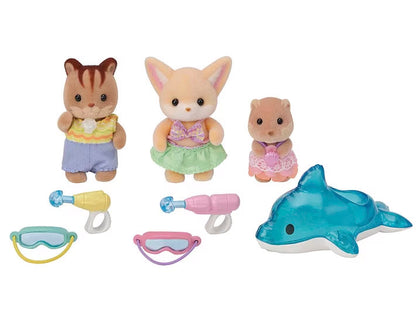 Calico Critters Nursery Friends Pool Fun Trio - Little Pickles Toy Store