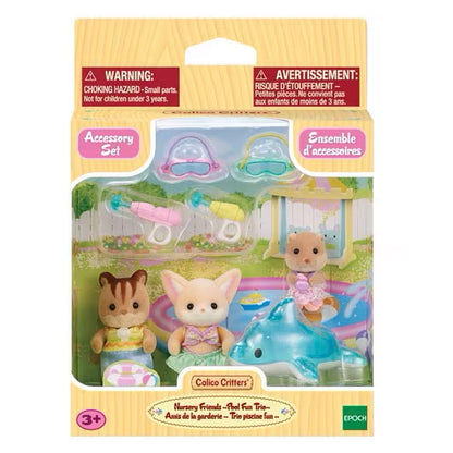 Calico Critters Nursery Friends Pool Fun Trio - Little Pickles Toy Store