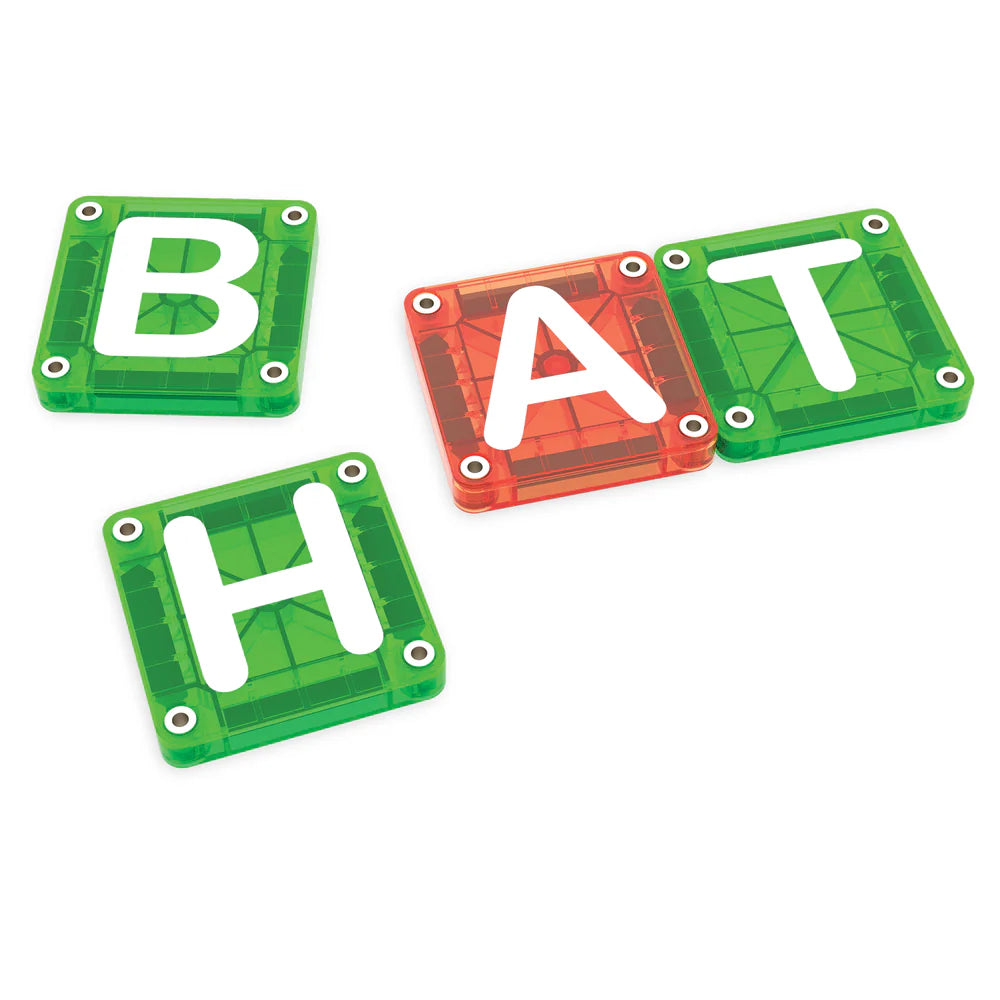 Magna-Tiles Learn Letters 56-Piece Set Letter Magnets