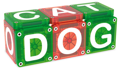 Magna-Tiles Learn Letters 56-Piece Set Letter Magnets