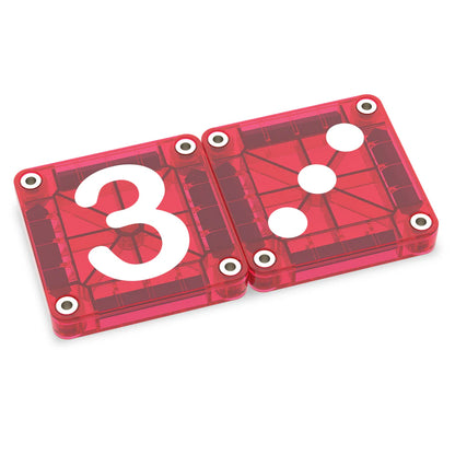 Magna-Tiles Micromags Learn Numbers - 56 Piece Magnet Set