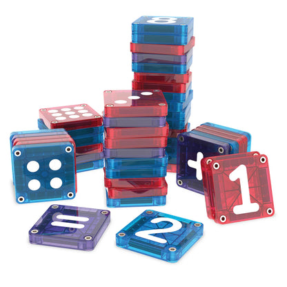 Magna-Tiles Micromags Learn Numbers - 56 Piece Magnet Set