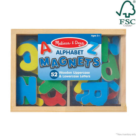 Wooden Alphabet Magnets