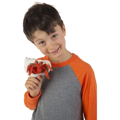 Folkmanis - Mini Hermit Crab Finger Puppet